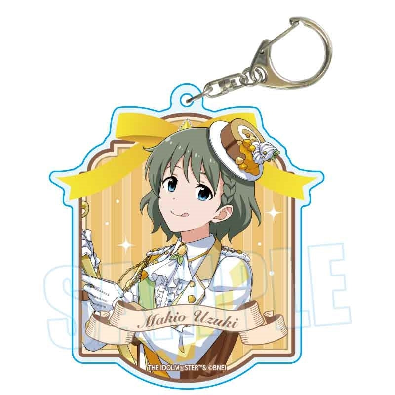 (Goods - Keychain) THE IDOLM@STER SideM ChoiDeka (A Little Big) Acrylic Keychain Makio Uzuki Dolce Style ver. (animate Advance Sales)