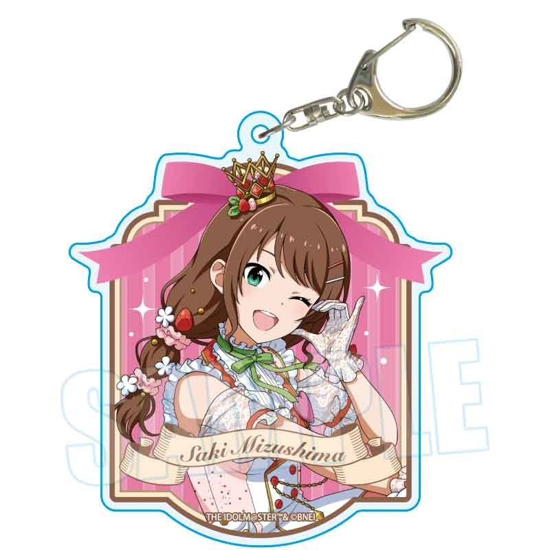 (Goods - Keychain) THE IDOLM@STER SideM ChoiDeka (A Little Big) Acrylic Keychain Saki Mizushima Dolce Style ver. (animate Advance Sales)