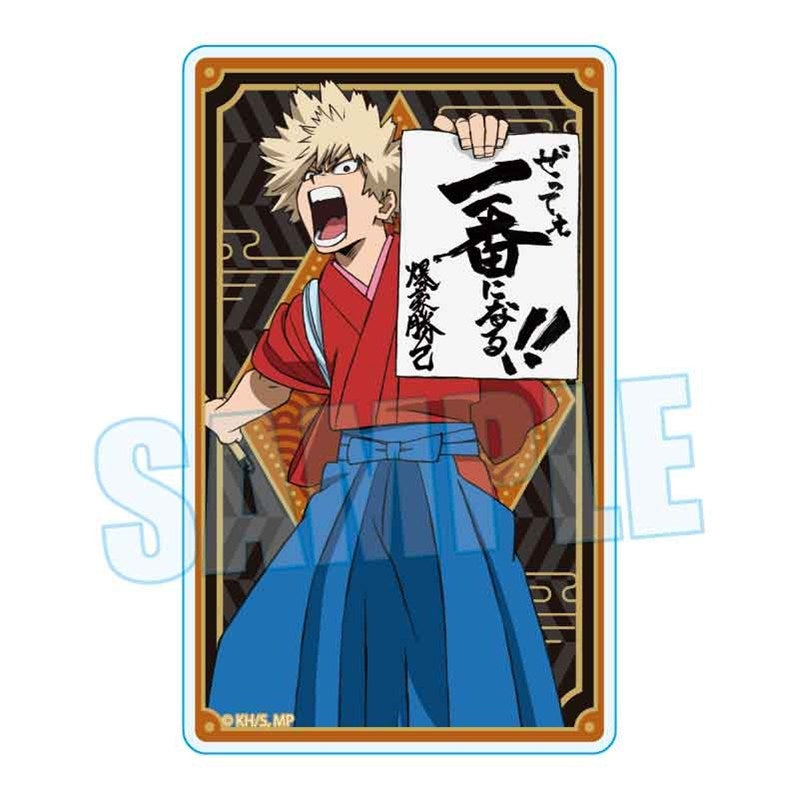 (Goods - Card) My Hero Academia Acrylic Card Katsuki Bakugo New Year's Calligraphy ver.