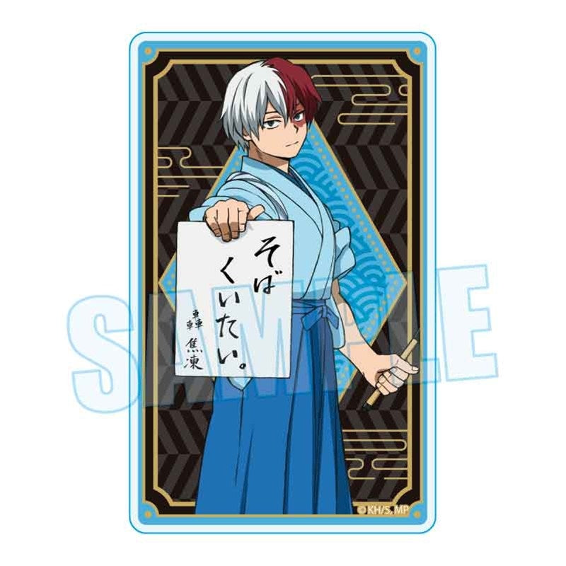 (Goods - Card) My Hero Academia Acrylic Card Shoto Todoroki New Year's Calligraphy ver.