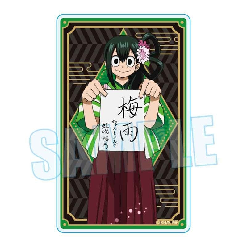 (Goods - Card) My Hero Academia Acrylic Card Tsuyu Asui New Year's Calligraphy ver.