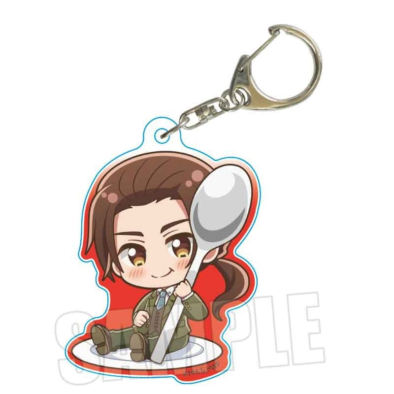 (Goods - Keychain) Hetalia World★Stars GochiChara Acrylic Keychain China