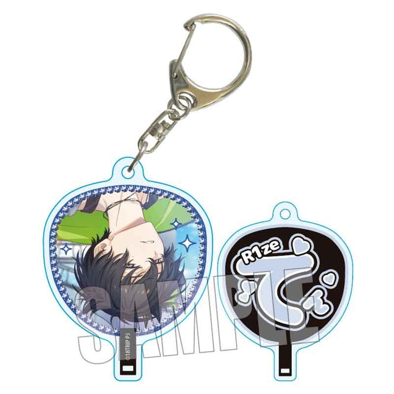 (Goods - Keychain) 18TRIP Uchiwa-Fan Keychain Part3 Ten Murakumo