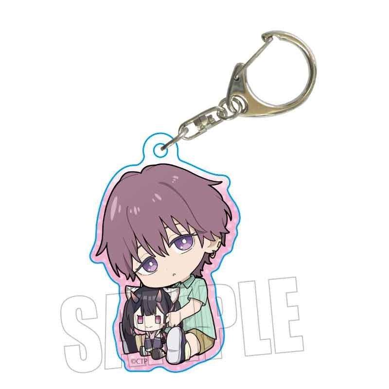 (Goods - Keychain) Cosmic Princess Kaguya! Gyugyutto Acrylic Keychain Part 2 Noi Komazawa (Reality)
