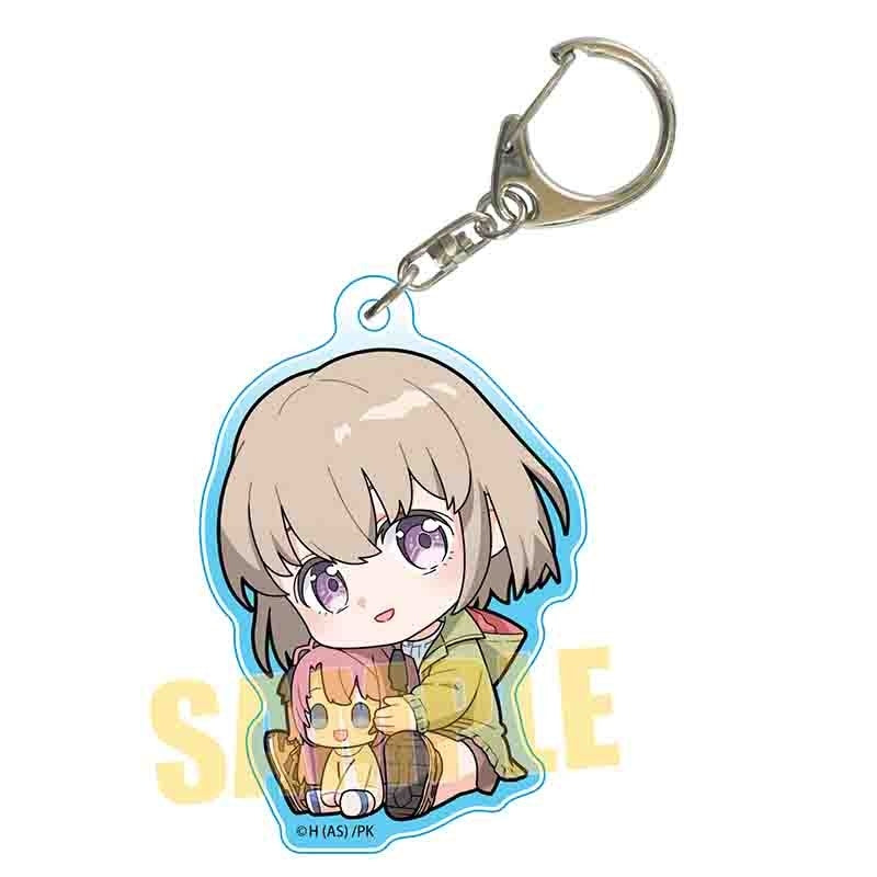 (Goods - Key Chain) TV Anime Botan Kamiina Fully Blossons When Drunk Gyugyutto Hug Acrylic Key Chain Ibuki Tonami