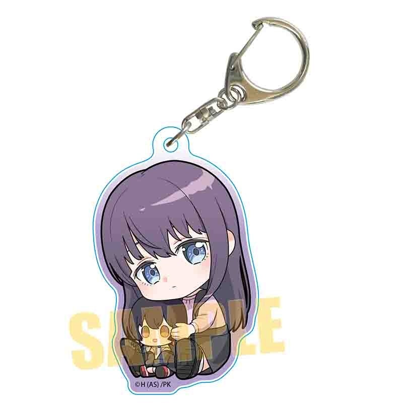 (Goods - Key Chain) TV Anime Botan Kamiina Fully Blossons When Drunk Gyugyutto Hug Acrylic Key Chain Kanade Gujo