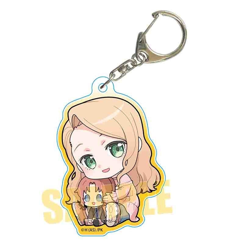 (Goods - Key Chain) TV Anime Botan Kamiina Fully Blossons When Drunk Gyugyutto Hug Acrylic Key Chain Yaeka Kitamori