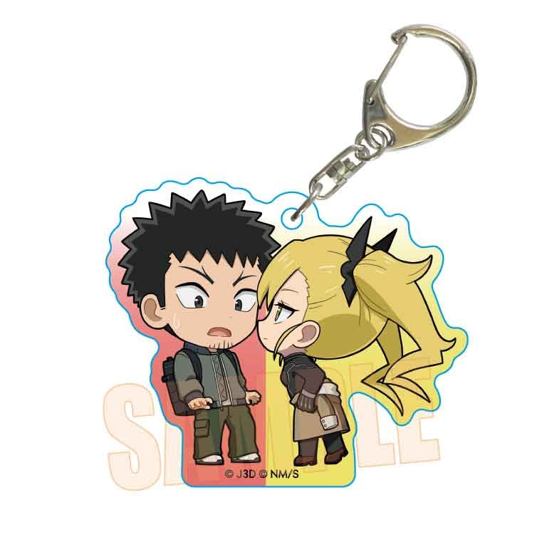 (Goods - Key Chain) Kaiju No. 8 Petit Memo! Acrylic Key Chain Kafka Hibino & Kikoru Shinomiya