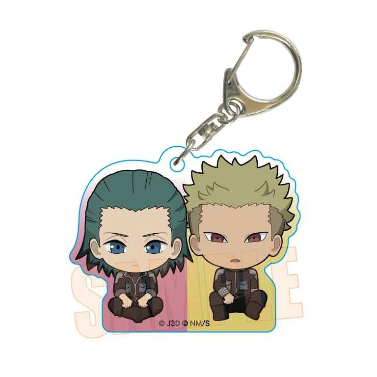 (Goods - Key Chain) Kaiju No. 8 Petit Memo! Acrylic Key Chain Haruichi Izumo & Aoi Kaguragi