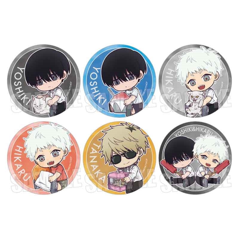 (1BOX=6)(Goods - Badge) TV Anime - The Summer Hikaru Died Trading Button Badge Gyugyutto