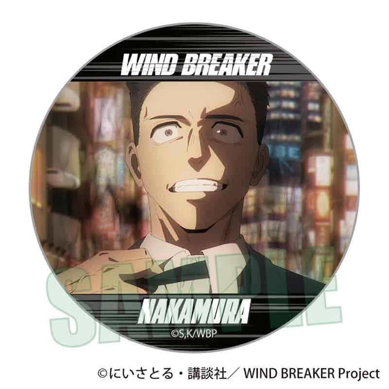 (Goods - Badge) WIND BREAKER Memories Button Badge Kanji Nakamura