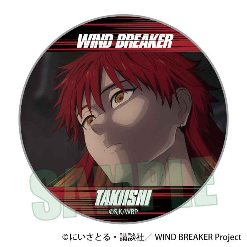 (Goods - Badge) WIND BREAKER Memories Button Badge Chika Takiishi