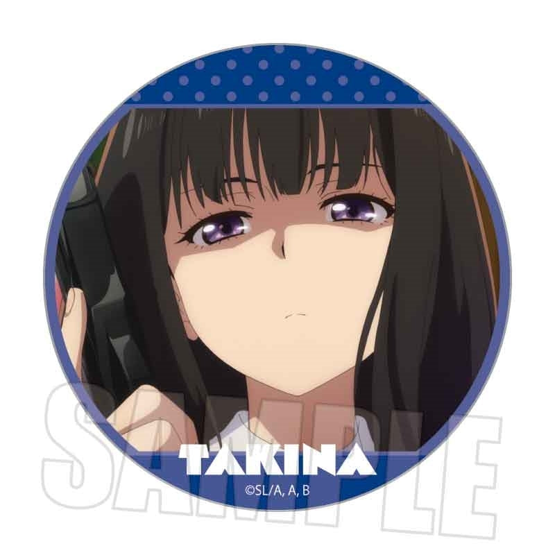 (Goods - Badge) Lycoris Recoil Memories Button Badge Takina Inoue D