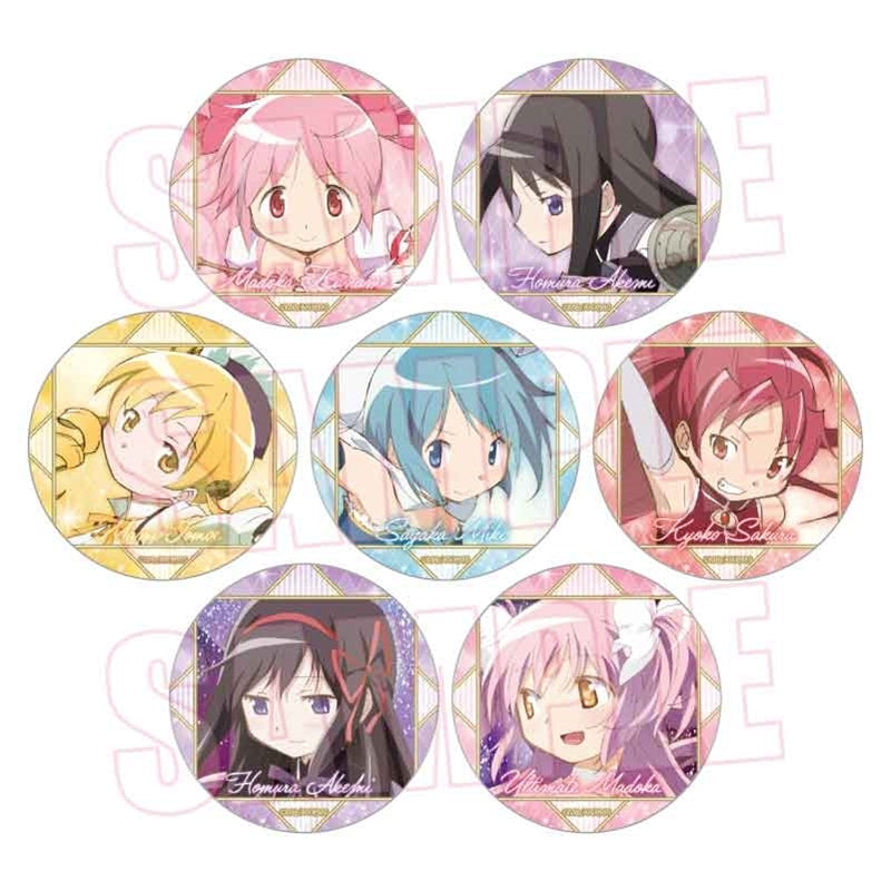 (1BOX=7)(Goods - Badge) Puella Magi Madoka Magica the Movie [New Edition]: Rebellion Trading Button Badge
