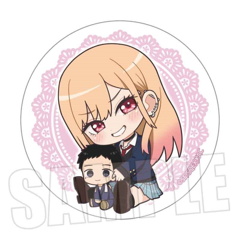 (1BOX=9)(Goods - Badge) TV Anime - My Dress-Up Darling Season 2 Trading Button Badge Gyugyutto Part 2