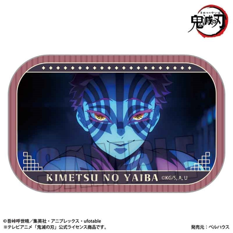 (Goods - Badge) TV Anime Demon Slayer: Kimetsu no Yaiba Memories Square Button Badge Akaza (Infinity Castle ver.)