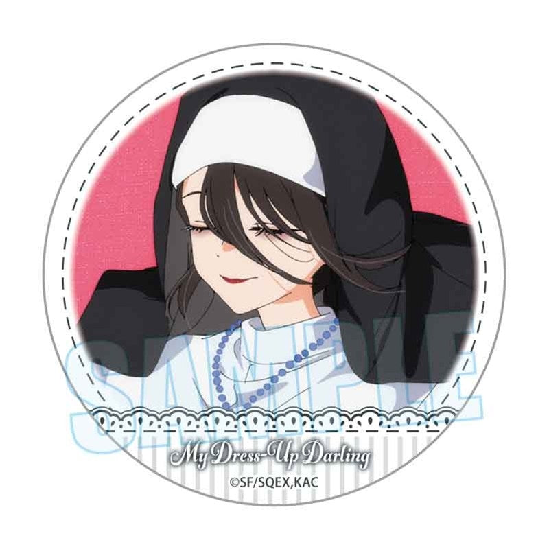 (Goods - Badge) TV Anime - My Dress-Up Darling Season 2 Memories Button Badge Marin (Rose)