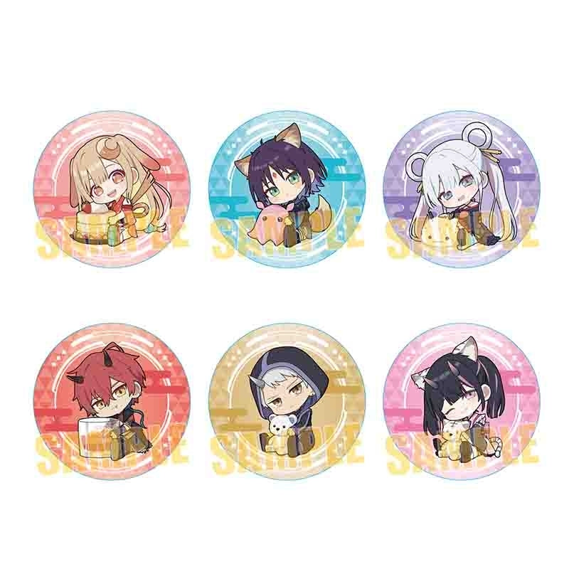 (1BOX=6)(Goods - Badge) Cosmic Princess Kaguya! Trading Button Badge Gyugyutto