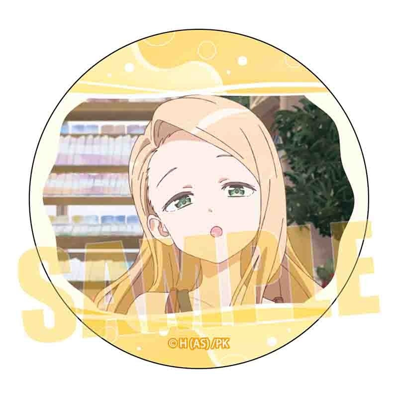 (Goods - Badge) TV Anime Kamiina Botan Fully Blossoms When Drunk Memories Button Badge Yaeka Kitamori
