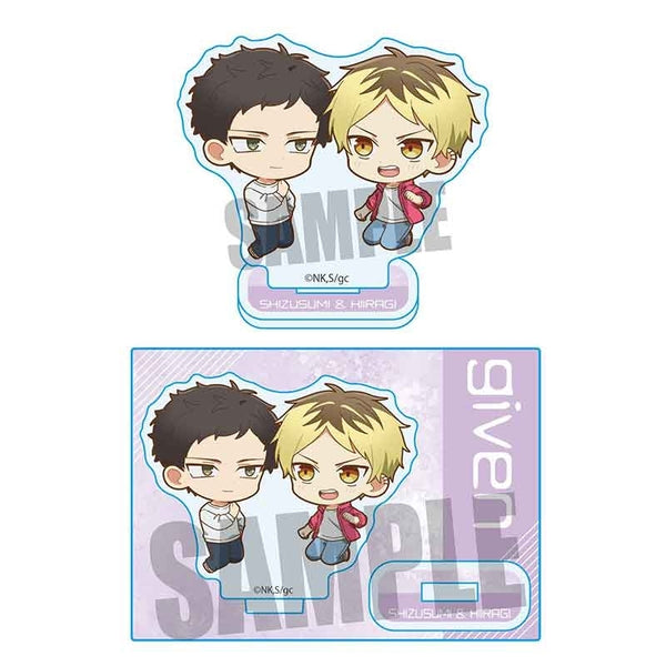 (Goods - Stand Pop) Given The Movie Hiiragi mix Pukasshu Mini Stand Hiiragi Kashima & Shizusumi Yagi
