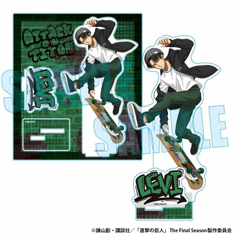(Goods - Acrylic Stand) Attack on Titan Acrylic Stand Levi Skater ver.