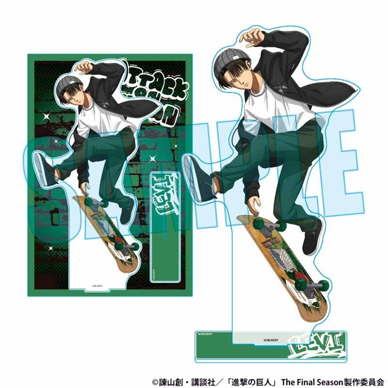 (Goods - Acrylic Stand) Attack on Titan MEGA Acrylic Stand Levi Skater ver.