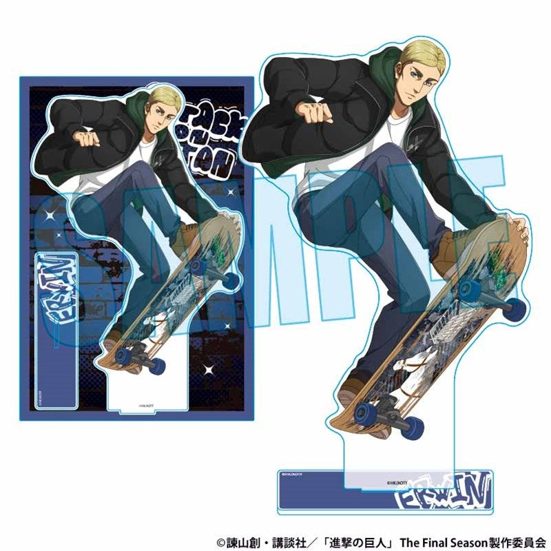 (Goods - Acrylic Stand) Attack on Titan MEGA Acrylic Stand Erwin Smith Skater ver.