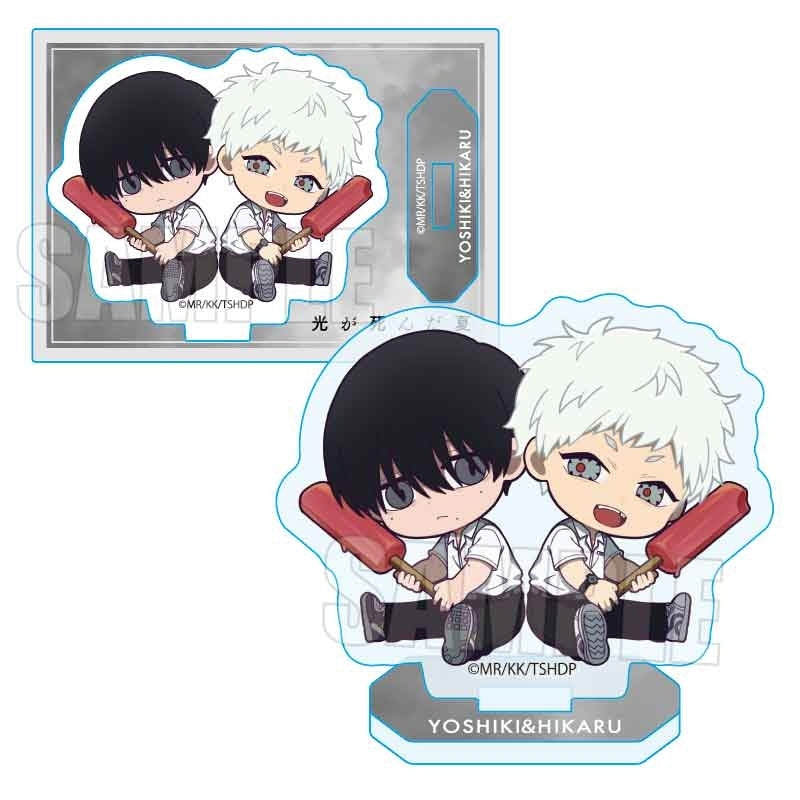 (Goods - Stand Pop) TV Anime - The Summer Hikaru Died Gyugyutto Mini Stand Yoshiki & Hikaru