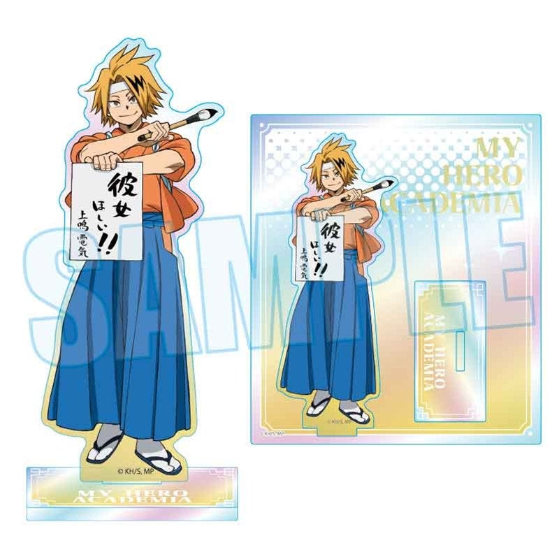 (Goods - Stand Pop) My Hero Academia Iridescent Acrylic Stand Denki Kaminari New Year's Calligraphy ver.