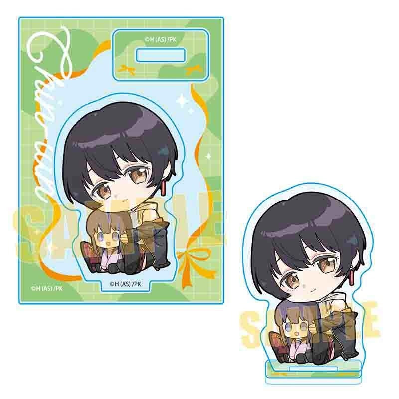 (Goods - Stand Pop) TV Anime Botan Kamiina Fully Blossons When Drunk Gyugyutto Hug Mini Stand Chang Chin-Lan