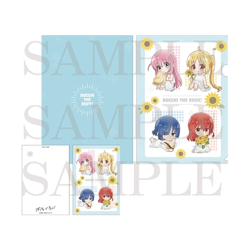 (Goods - Set) Bocchi the Rock! Anime Clear File & Postcard Set (Chibi)