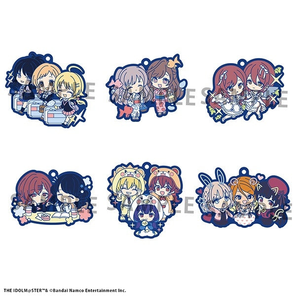 (1BOX=6)(Goods - Strap) THE IDOLM@STER SHINY COLORS Rubber Mascot BuddyColle