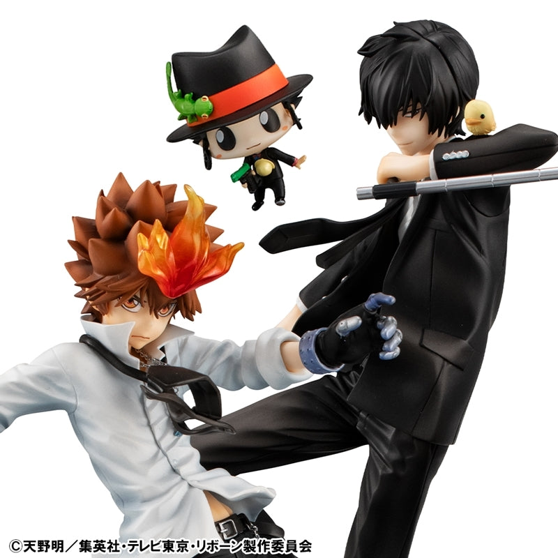 (Figure) G.E.M. Series Reborn! Tsunayoshi Sawada & Kyoya Hibari & Reborn Set Complete Figure (Re-release)
