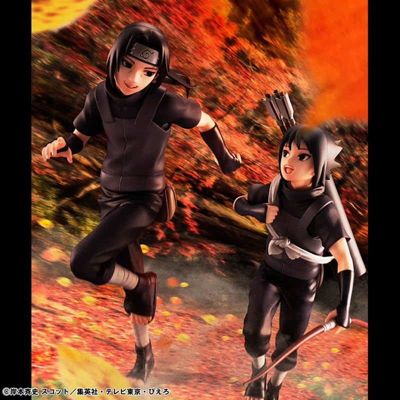 (Figure) G.E.M. Series NARUTO Shippuden Itachi & Sasuke Uchiha Complete Figure (Re-release)