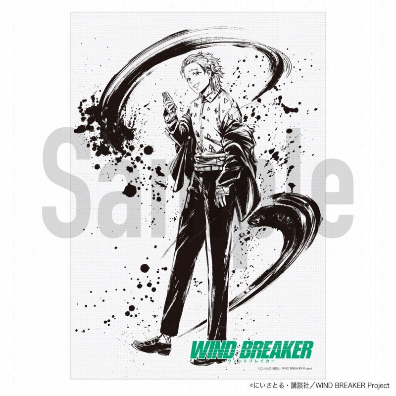 (Goods Board) WIND BREAKER TV Anime Canvas Board Kiryu