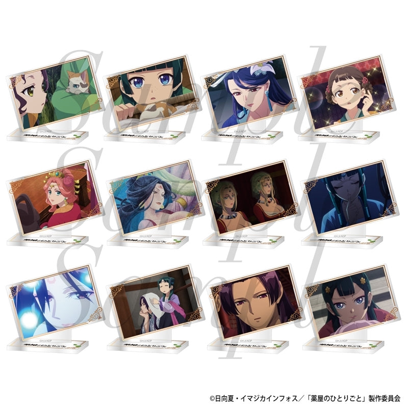 (1BOX=12)(Goods - Acrylic Stand) TV Anime The Apothecary Diaries Trading Mini Plate Stand Cour 2 Vol.1 (12 Types)