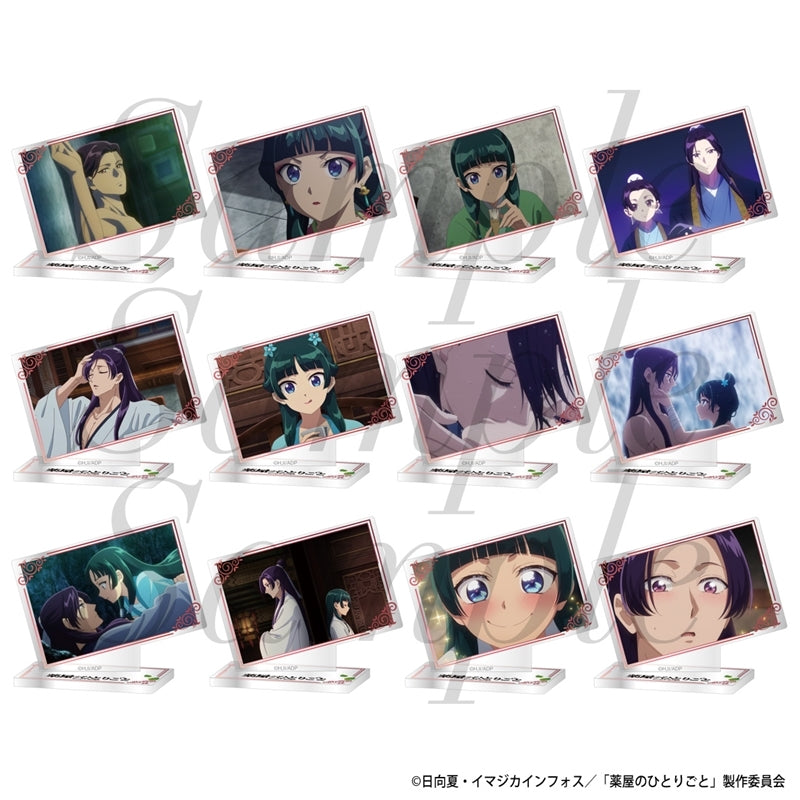 (1BOX=12)(Goods - Acrylic Stand) TV Anime The Apothecary Diaries Trading Mini Plate Stand Cour 2 Vol.2 (12 Types)