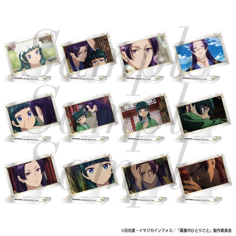 (1BOX=12)(Goods - Acrylic Stand) TV Anime The Apothecary Diaries Trading Mini Plate Stand Season 2 Vol.3 (12 Types)