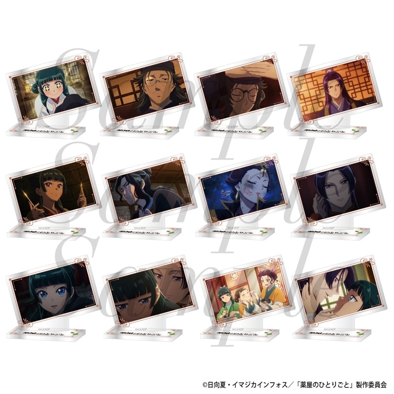 (1BOX=12)(Goods - Acrylic Stand) TV Anime The Apothecary Diaries Trading Mini Plate Stand Season 2 Vol.4 (12 Types)
