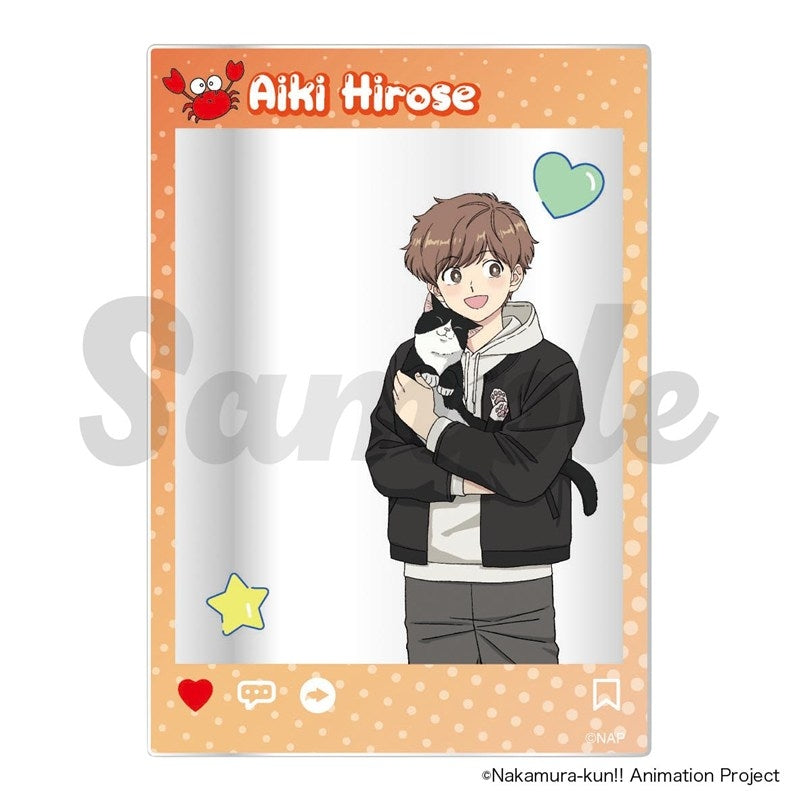 (Goods - Card) TV Anime Go for It, Nakamura! Acrylic Card Aiki Hirose