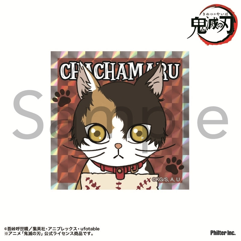 (Goods - Sticker) Demon Slayer: Kimetsu no Yaiba Anime Kirakira Sparkle Sticker Chachamau