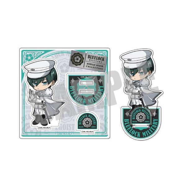 (Goods - Stand Pop) Blue Lock Acrylic Stand Rin Itoshi MILITARY ver.