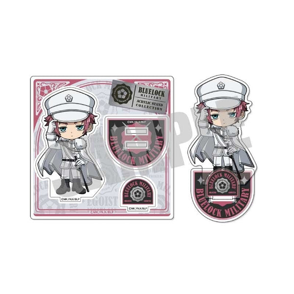 (Goods - Stand Pop) Blue Lock Acrylic Stand Sae Itoshi MILITARY ver.