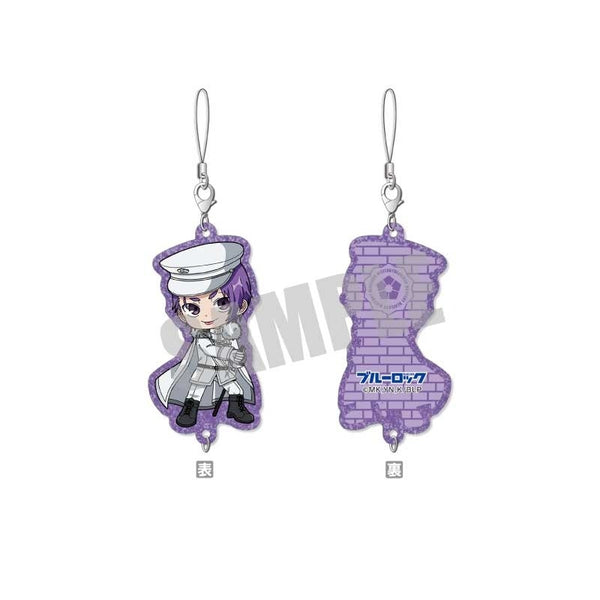 (Goods - Key Chain) Blue Lock Lamé Chain Collection Reo Mikage MILITARY ver.