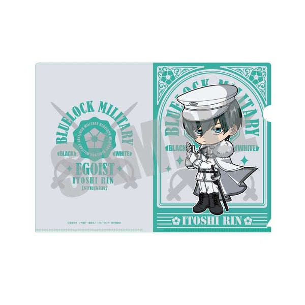 (Goods - Clear File) Blue Lock A5 Clear File Rin Itoshi MILITARY ver.