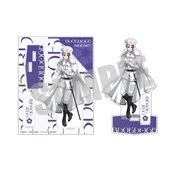 (Goods - Stand Pop) Blue Lock Big Acrylic Stand Reo Mikage Blue military ver.