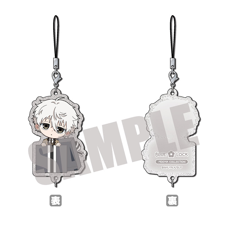 (Goods - Keychain) Blue Lock Glitter Chain Collection Seishiro Nagi MOCHA ver.