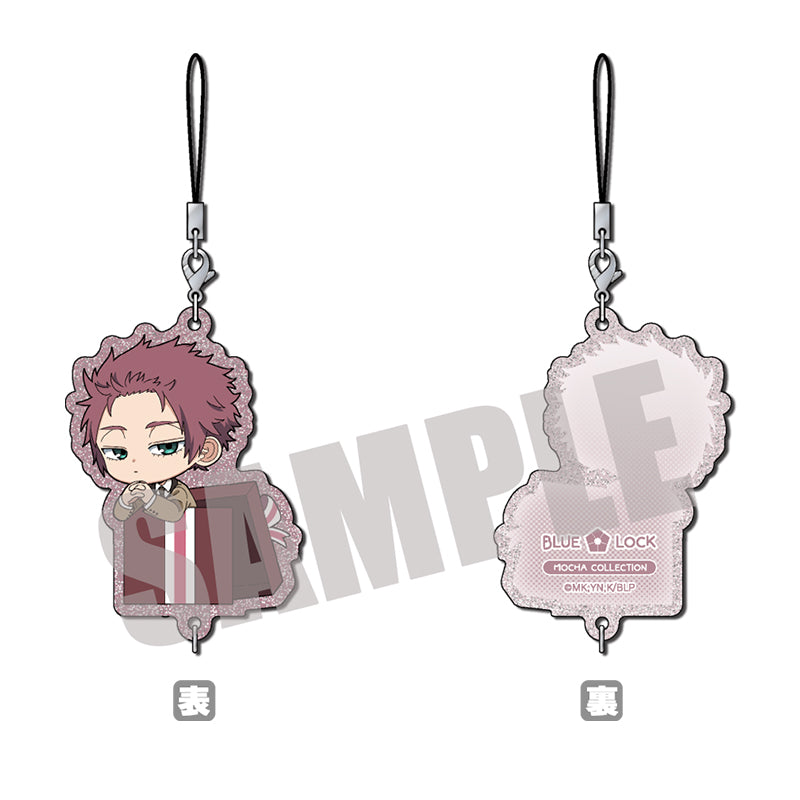 (Goods - Keychain) Blue Lock Glitter Chain Collection Sae Itoshi MOCHA ver.