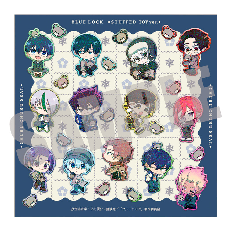 (Goods - Sticker) Blue Lock Churuchuru Sticker STUFFED TOY ver.