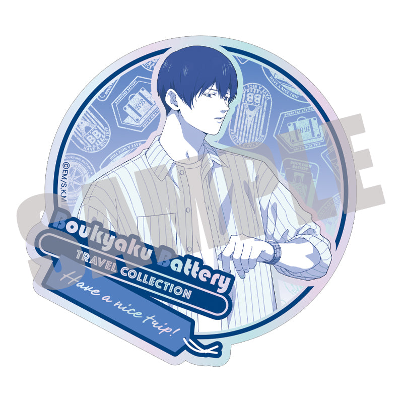 (Goods - Sticker) Oblivion Battery Iridescent Die-cut Sticker Haruka Kiyomine TRAVEL ver.